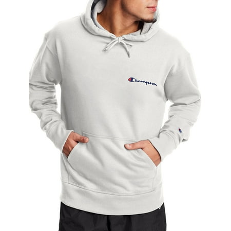 Champion Men's Powerblend Fleece Chest Script Logo Hoodie, up to Size 2XL