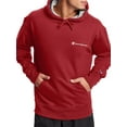 thumbnail image 1 of Champion Men's Powerblend Fleece Chest Script Logo Hoodie, up to Size 2XL, 1 of 5