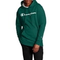 thumbnail image 1 of Champion Men's Powerblend Fleece Graphic Script Logo Pullover Hoodie, up to Size 2XL, 1 of 5