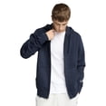 thumbnail image 1 of Champion Men’s Powerblend Full-Zip Hoodie with “C” Logo, Standard Unisex Fit, Midweight Fleece, Sizes S-XXL, 1 of 9