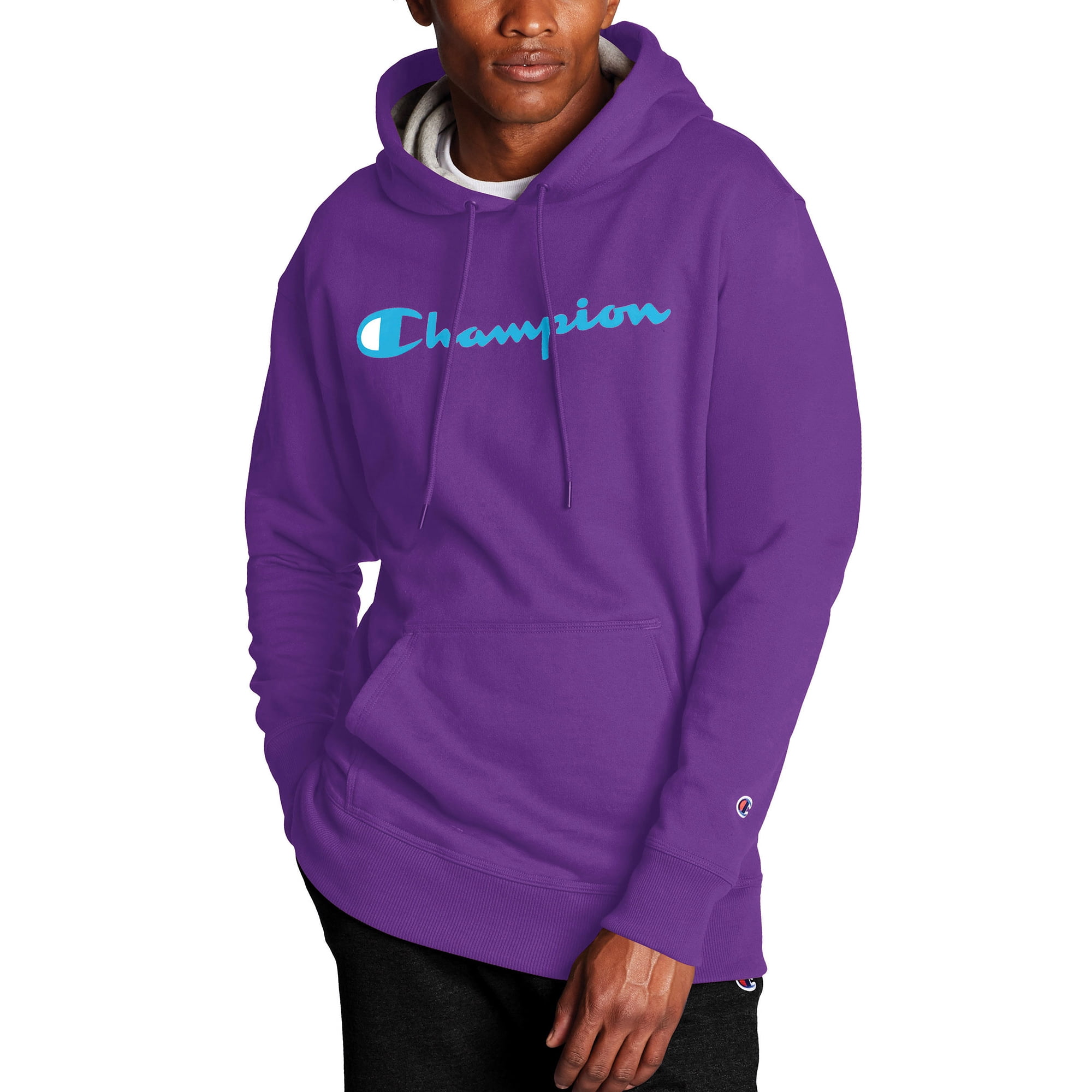 Champion Men's Powerblend Graphic Fleece Pullover Hoodie, up to Size 2XL -  Walmart.com