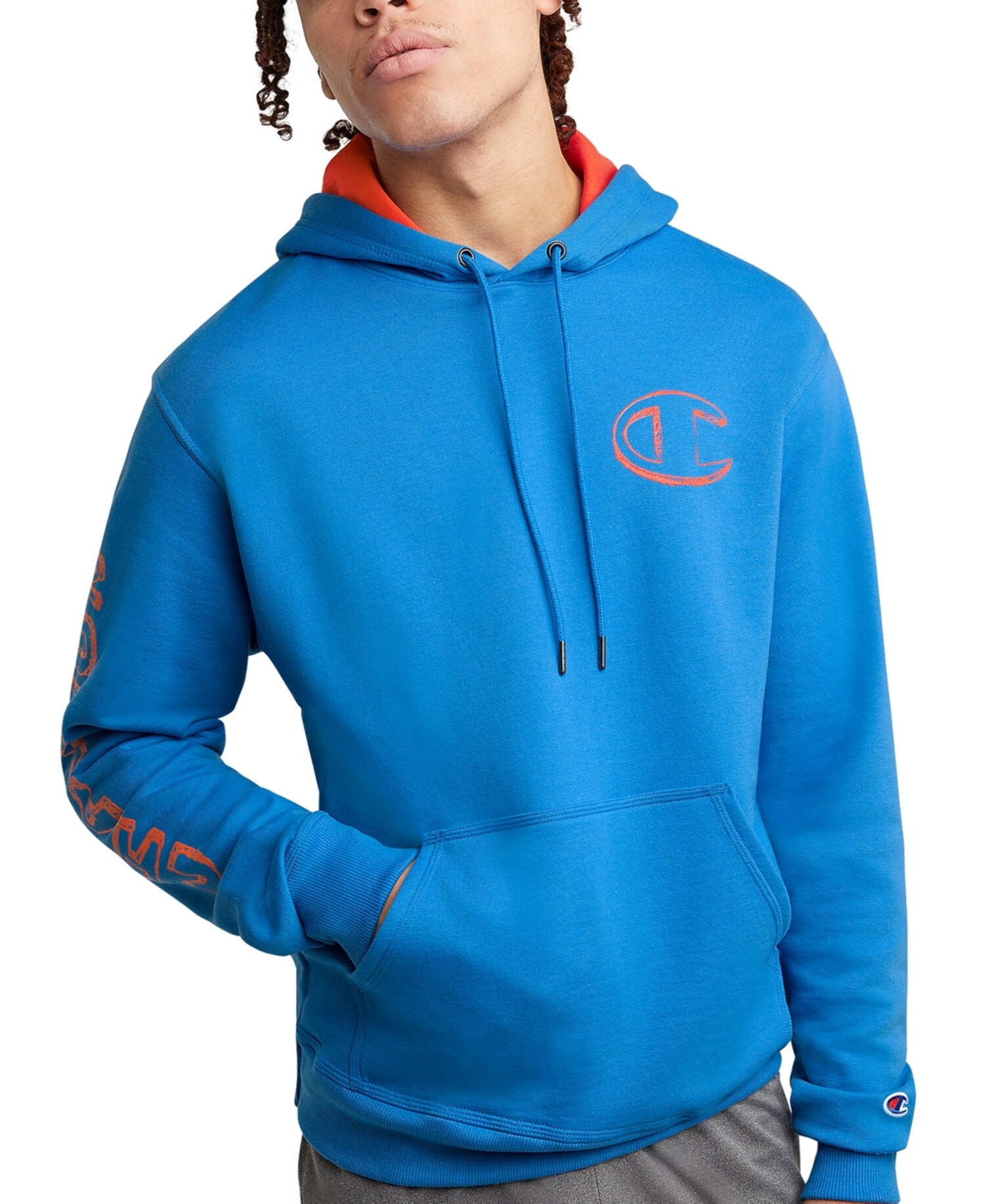 Champion hoodie large size hotsell