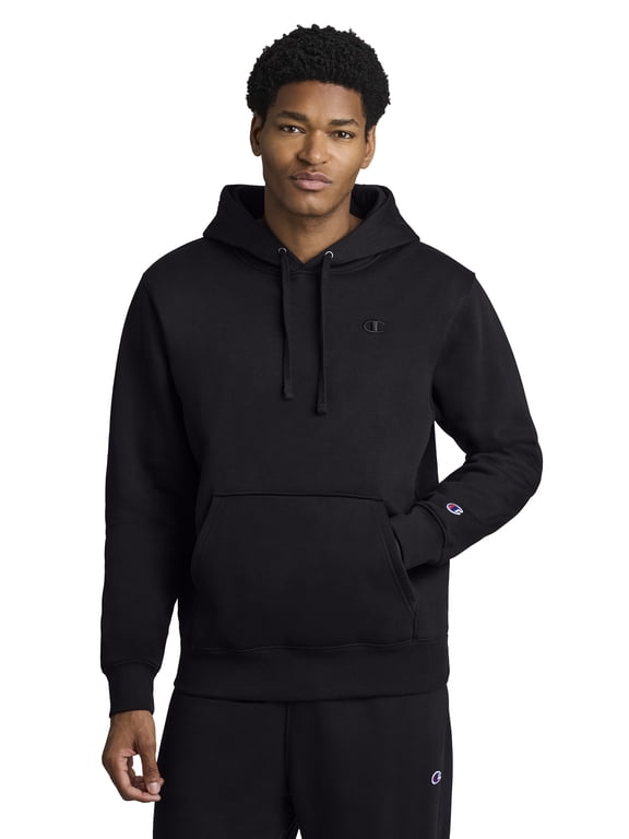 Men's Powerblend Pullover Fleece Hoodie, Standard Unisex Fit, Midweight, C Logo,Sizes S-4XL