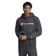 thumbnail image 1 of Champion Men's Powerblend Pullover Fleece Hoodie, Standard Unisex Fit, Midweight Fleece, Script Logo,Sizes S-4X, 1 of 9
