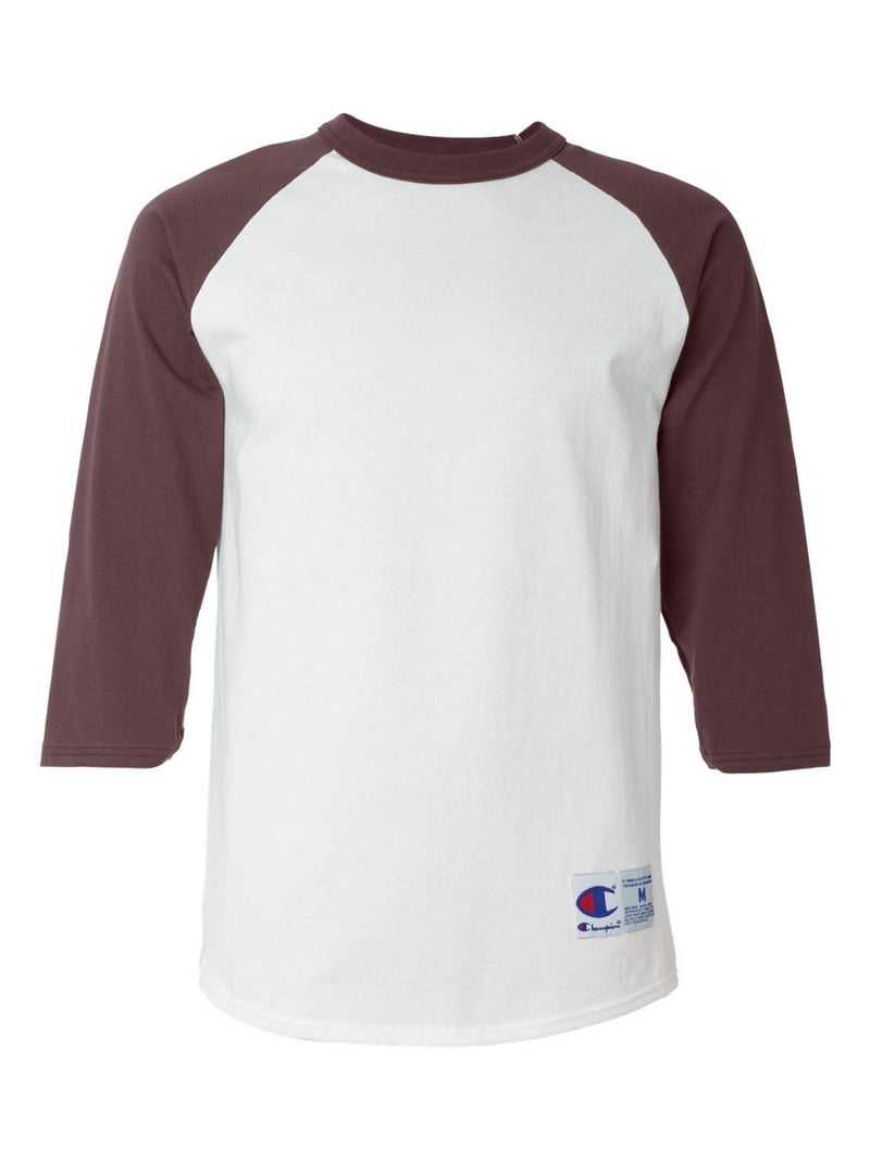 2024新作 MoMA CHAMPION RAGLAN BASEBALL T SHIRT MAROON Champion Men's Raglan Baseball T-Shirt - Walmart.com