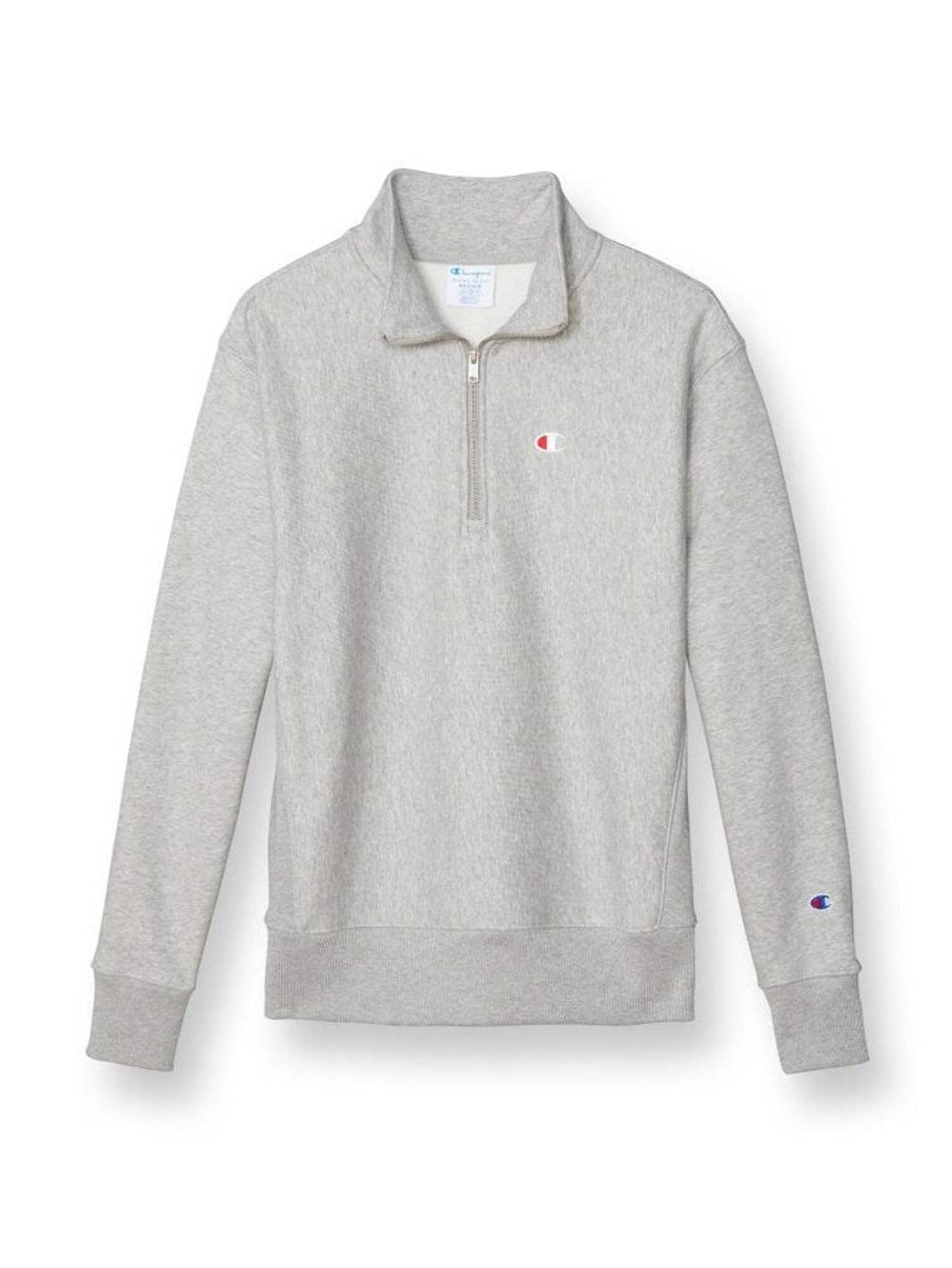 Champion Men's Reverse Weave Quarter Zip Embroidered C Logo Champion Men's Reverse Weave Quarter Zip Embroidered C Logo
