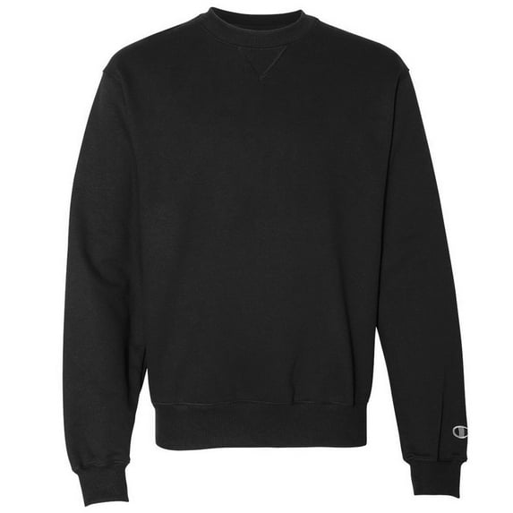 Champion Men's S178 Heavyweight French Terry Crew Neck Sweatshirt Black XL
