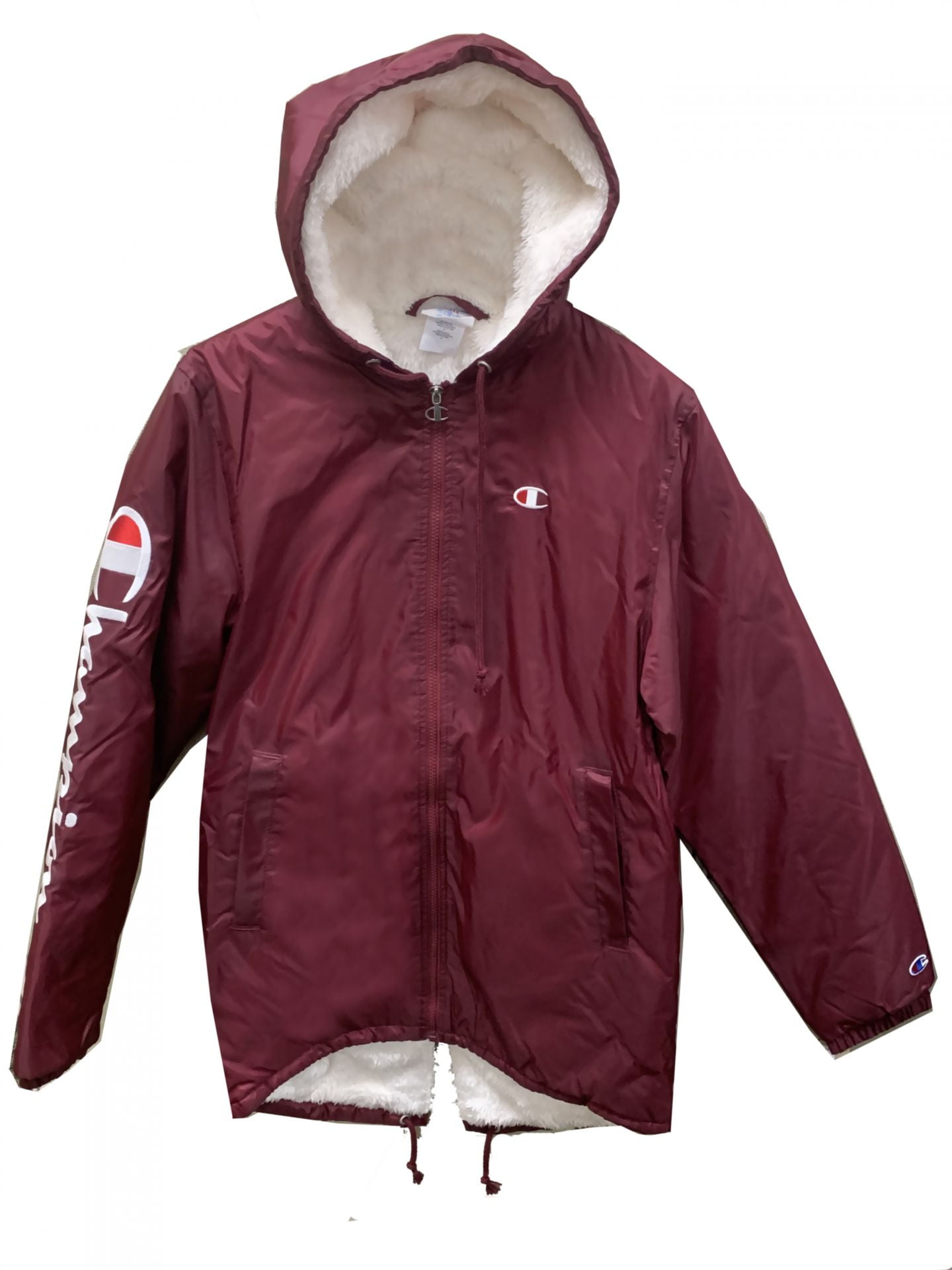 Champion sherpa lined hooded anorak clearance jacket