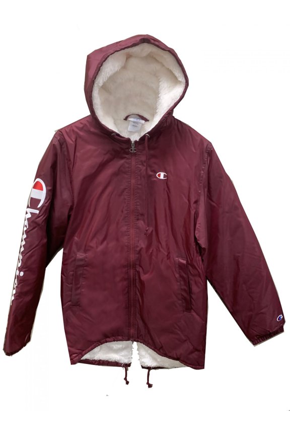 Champion® Men's Sherpa Stadium Jacket - Red Small