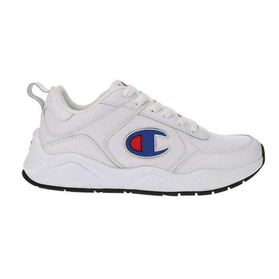 Champion Men's Shoes 93Eighteen Classic Lace Up Casual Running Walking Sneaker - Black or White