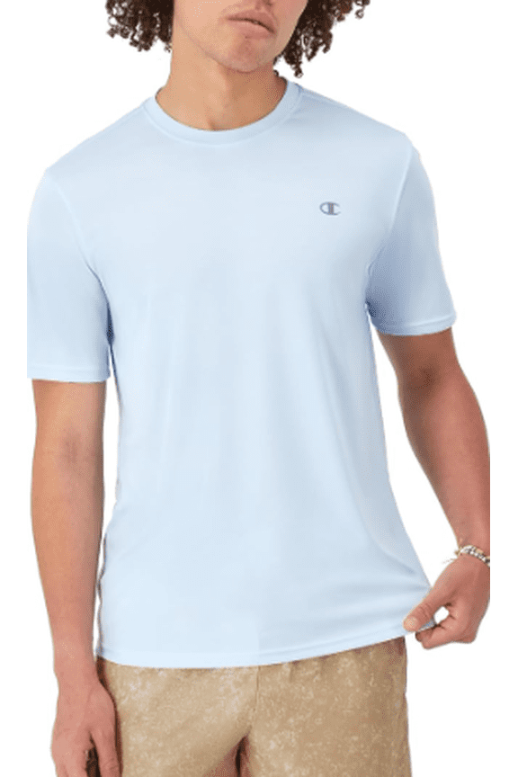 Men's Sky Blue Classic Athletic Fit Jersey T-Shirt, XL
