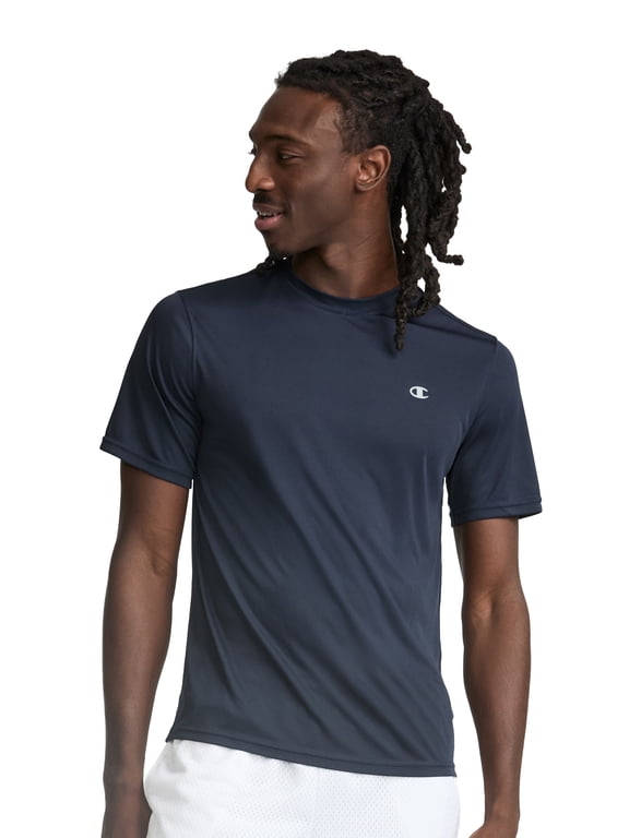 Men’s Sport T-Shirt with Reflective “C” Logo, Slim Fit, Lightweight Polyester Fabric, Sizes S-XXL
