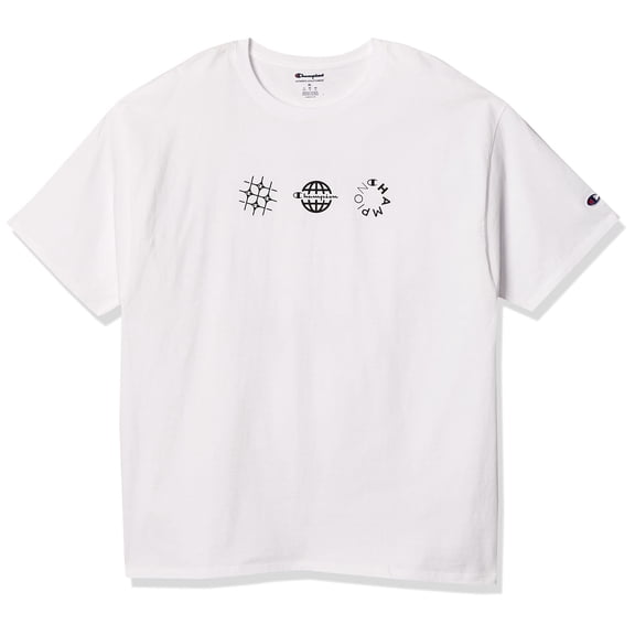 Champion Men's T-Shirt, Men's Crewneck Cotton Tee, Men's Mid-Weight T-Shirt