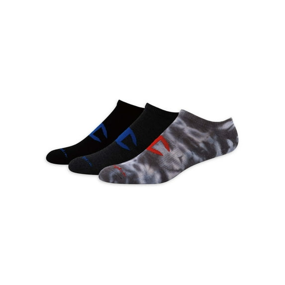 Champion Men's Tie Dye Super No Show Socks, 3 Pack