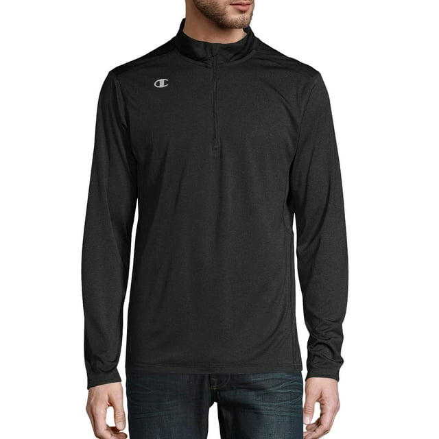 Champion Men's Vapor Long Sleeve Quarter Zip Pullover - Walmart.com