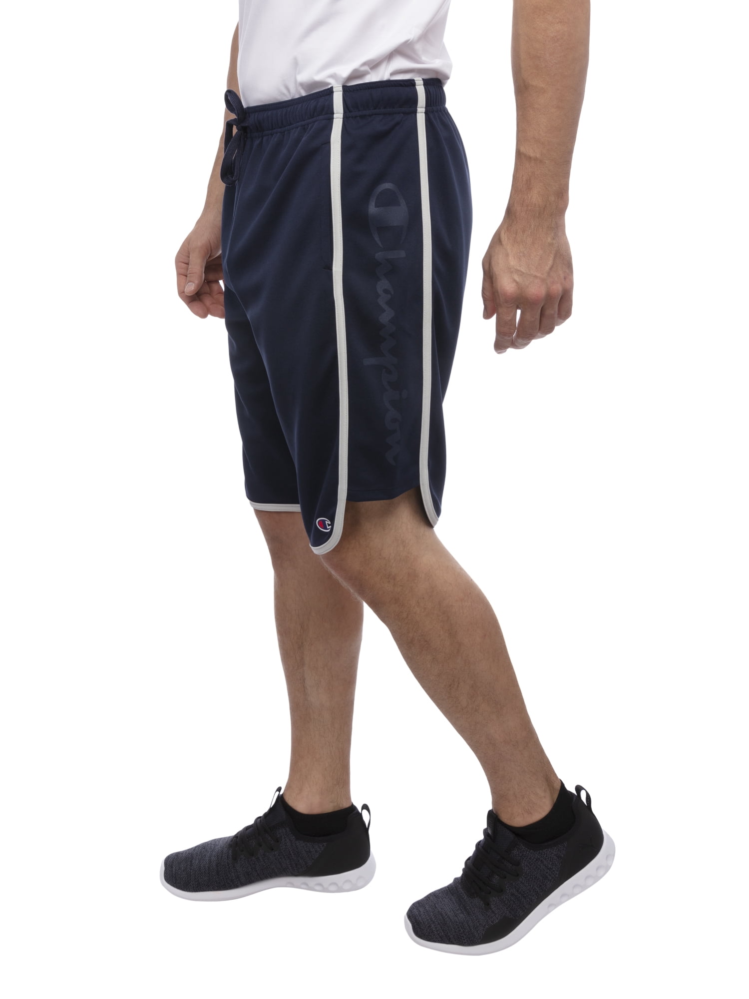 Champion Men's and Big Men's 11" Graphic Side Script Logo Basketball Short, up to Size 2XL