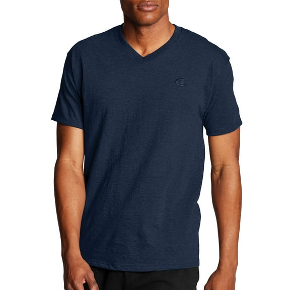Champion Men's and Big Men's Classic Jersey V-Neck T-Shirt, Sizes S-2XL