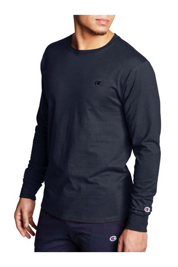 Men's and Big Men's Classic Solid Jersey Long Sleeve T-Shirt, Sizes S-2XL