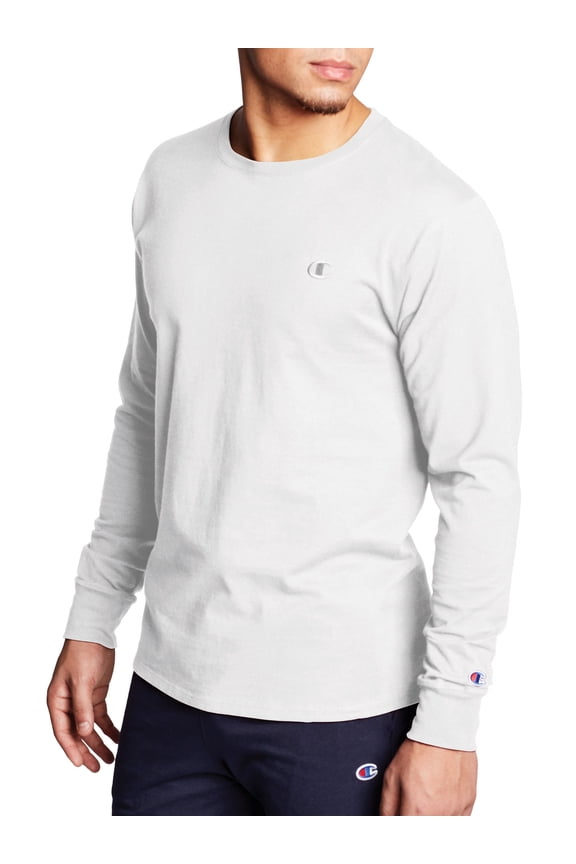 Men's and Big Men's Classic Solid Jersey Long Sleeve T-Shirt, Sizes S-2XL