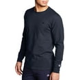 thumbnail image 1 of Champion Men's and Big Men's Classic Solid Jersey Long Sleeve T-Shirt, Sizes S-2XL, 1 of 7