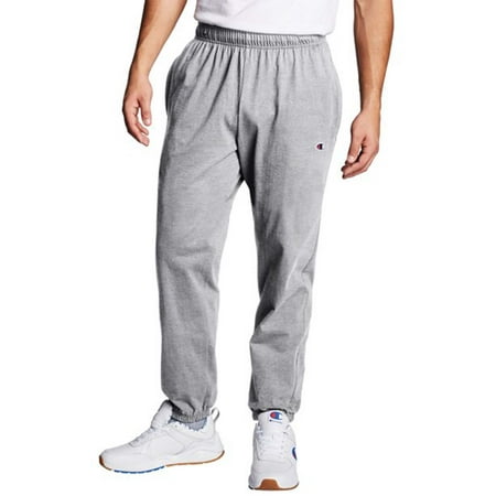 Champion Men’s and Big Men's Closed Bottom Jersey Pants Active Up to Size 4XL
