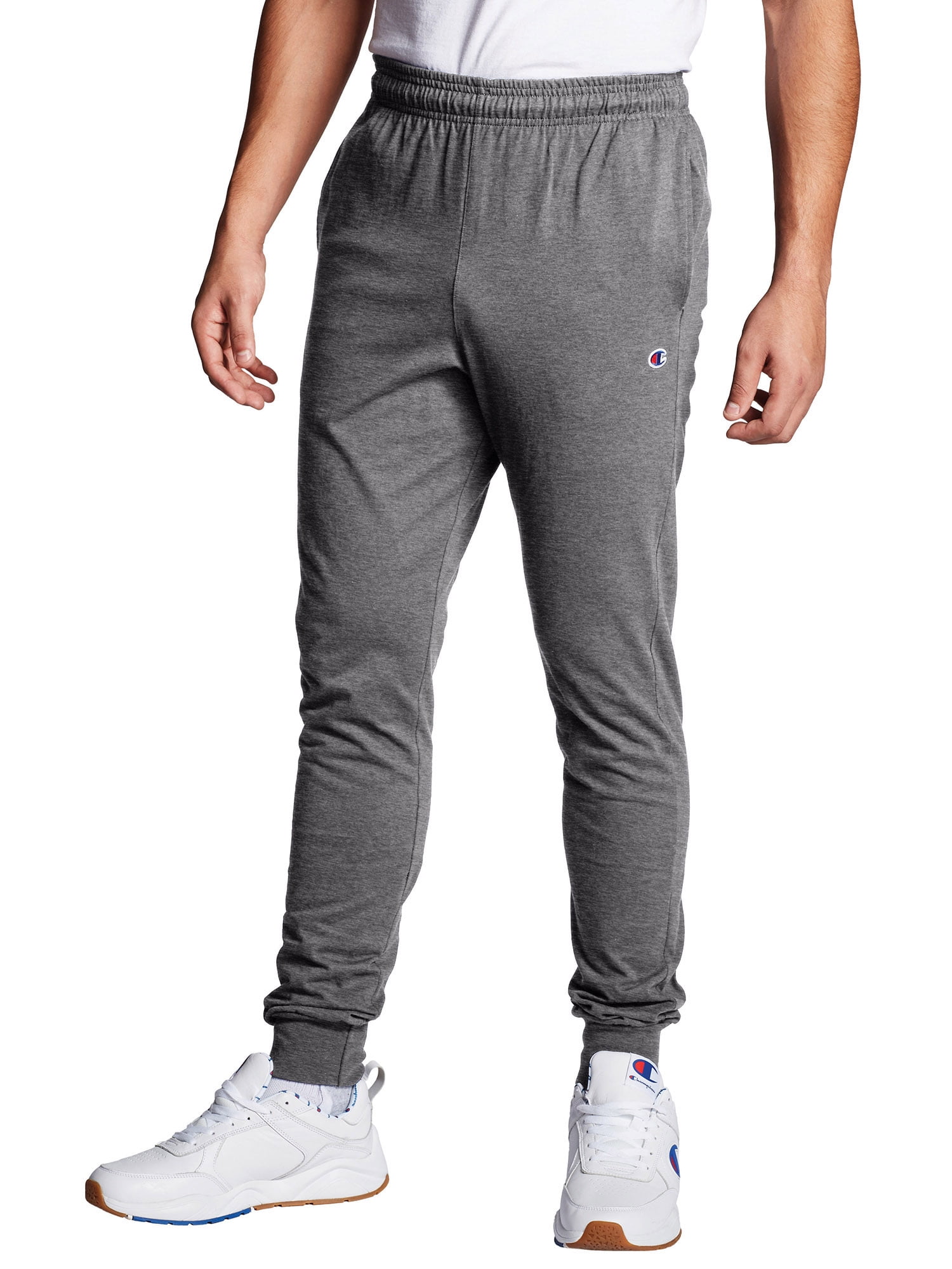 Champion Men's and Big Men's Cotton Jersey Joggers, up to Size 2XL ...