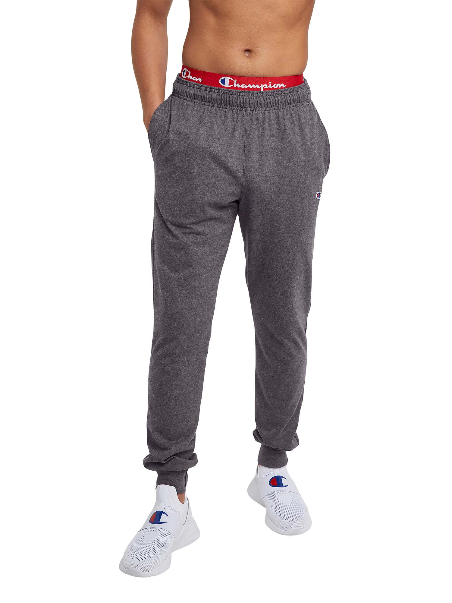 Champion Men's and Big Men's Cotton Jersey Joggers, up to Size 2XL