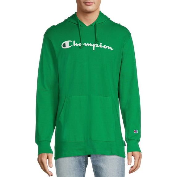 Champion Men's and Big Men's Middleweight T-Shirt Hoodie, Sizes up to 2XL