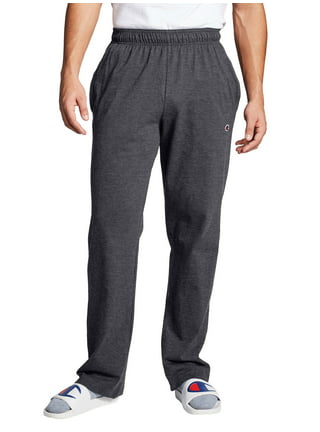 Champion Men's and Big Men's Powerblend Fleece Relaxed Bottom Pants, up to  Size 4XL 