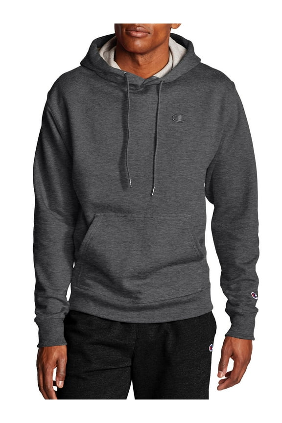 Men's and Big Men's Powerblend Fleece C Logo Pullover Hoodie, up to Size 4XL