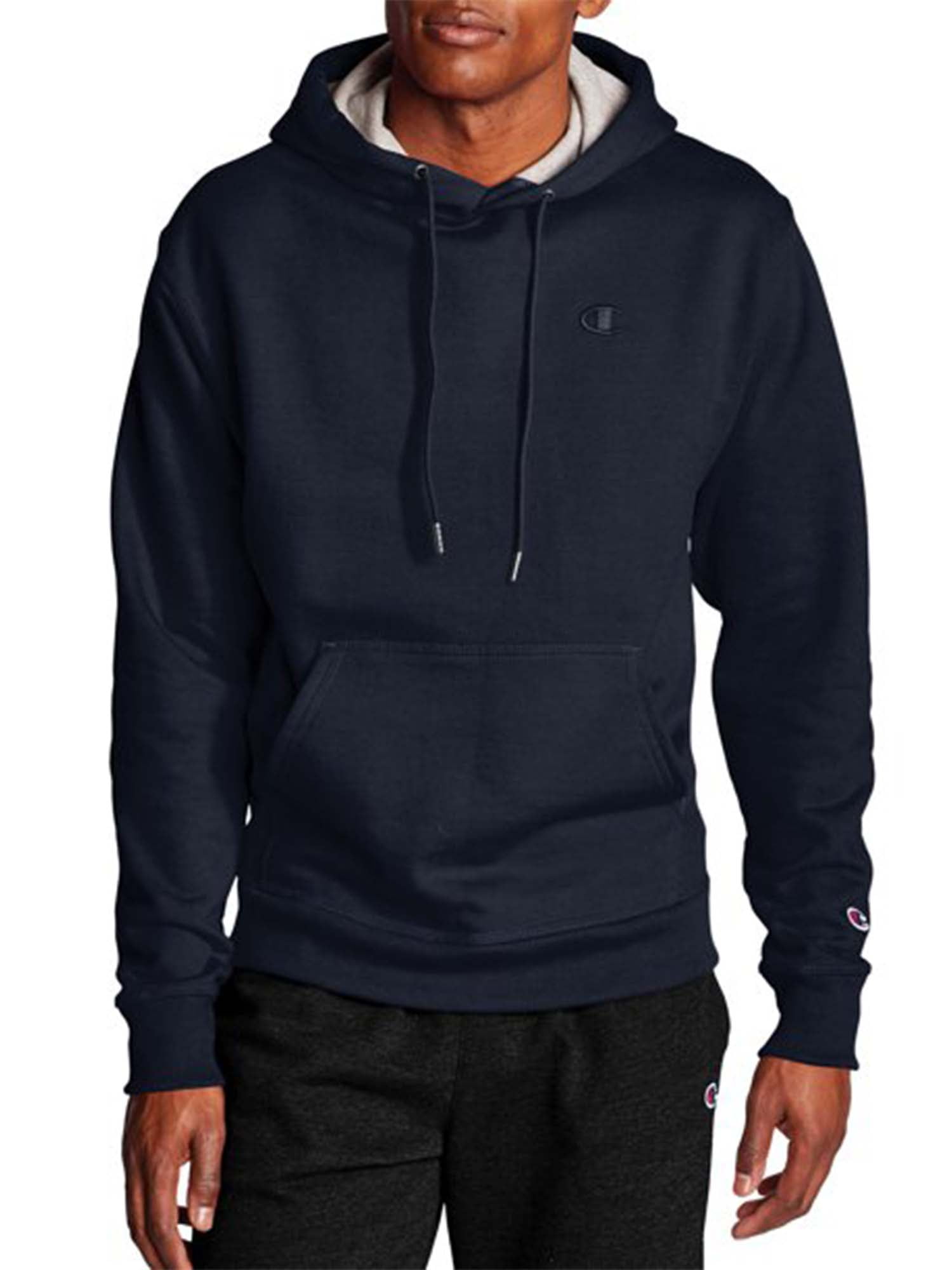 Champion Men's and Big Men's Powerblend Fleece C Logo Pullover Hoodie, up to Size 4XL Walmart.com