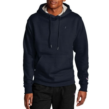Champion Men's and Big Men's Powerblend Fleece C Logo Pullover Hoodie, up to Size 4XL
