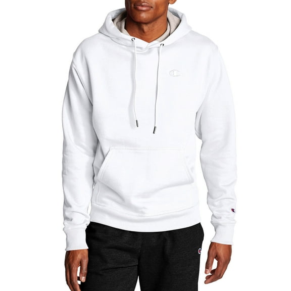 Champion Men's and Big Men's Powerblend Fleece C Logo Pullover Hoodie, up to Size 4XL