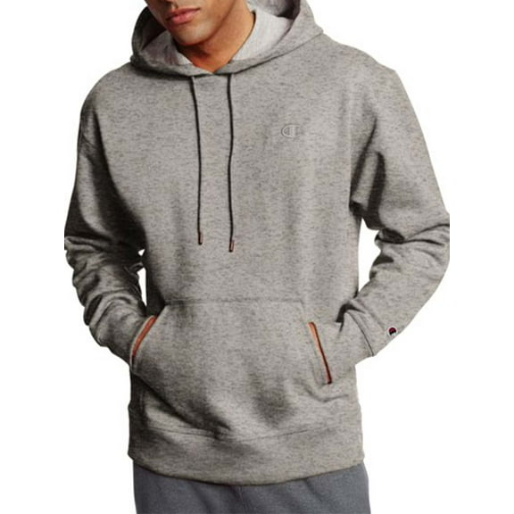 Champion Men's and Big Men's Powerblend Fleece C Logo Pullover Hoodie, up to Size 4XL
