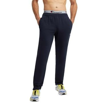 Champion Men's and Big Men's Powerblend Fleece Open Bottom Pants, up to Size 2XL