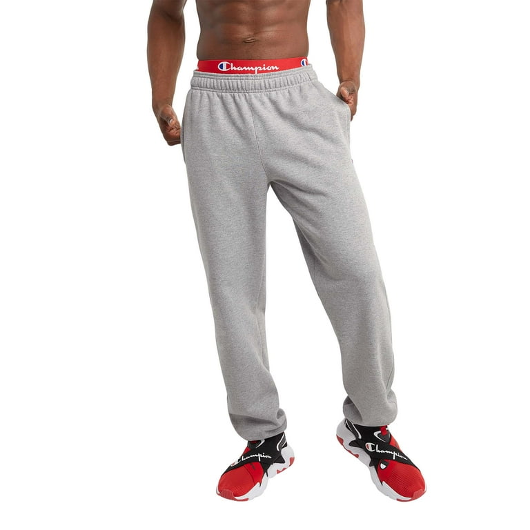 Onvoorziene omstandigheden Souvenir Afleiding Champion Men's and Big Men's Powerblend Fleece Relaxed Bottom Pants, up to  Size 4XL - Walmart.com