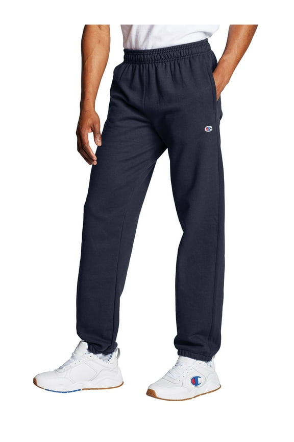 Men's and Big Men's Powerblend Fleece Relaxed Bottom Pants, up to Size 4XL