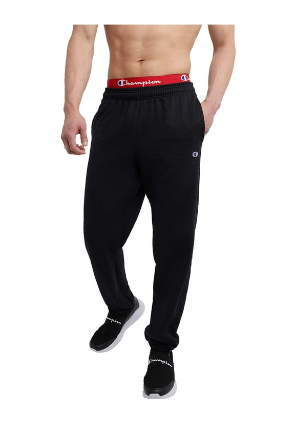 Men's and Big Men's Powerblend Fleece Relaxed Bottom Pants, up to Size 4XL