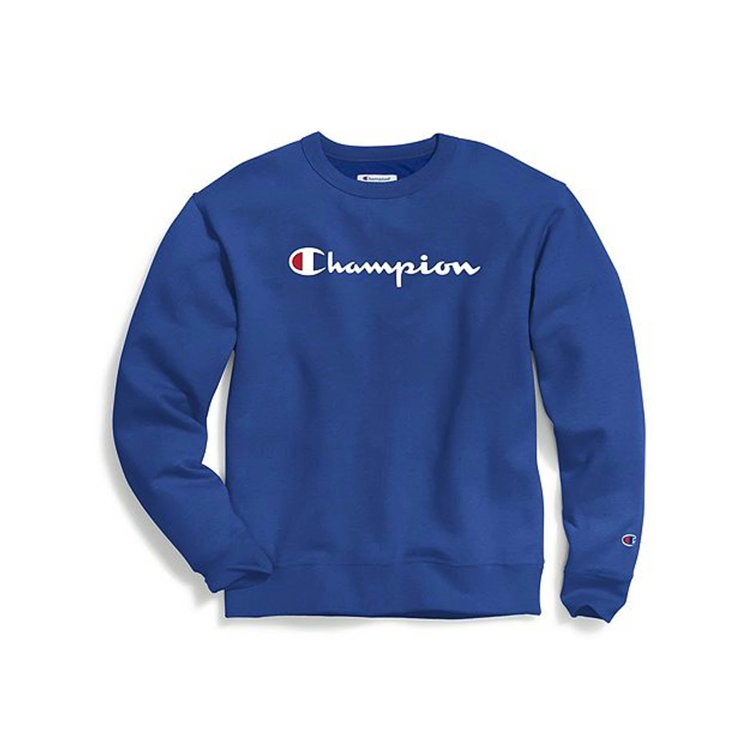 Champion Men's and Big Men's Powerblend Logo Crewneck Sweatshirt, up to ...