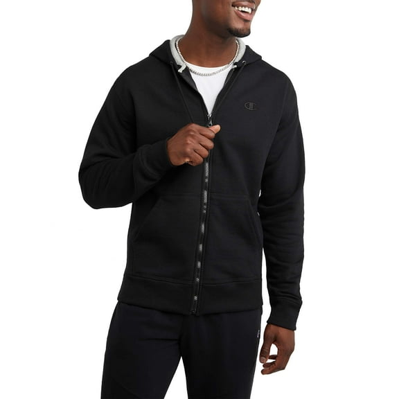 Champion Men's and Big Men's Powerblend Zip-Up Hoodie, Sizes up to 2XL