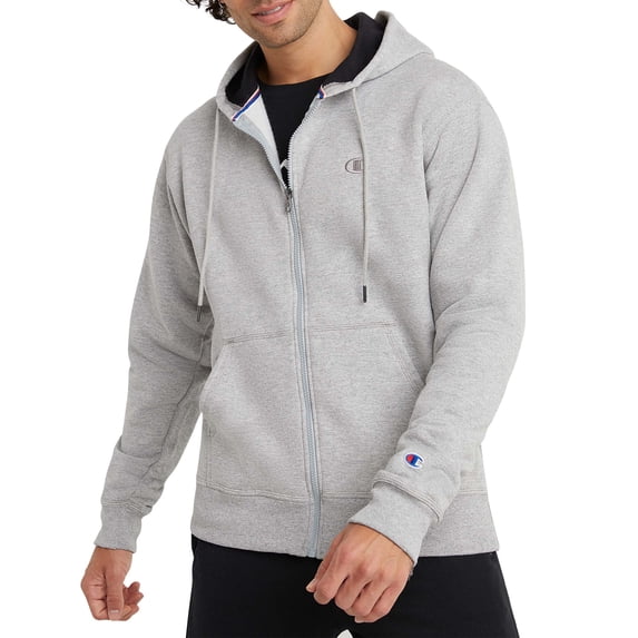Champion Men's and Big Men's Powerblend Zip-Up Hoodie, Sizes up to 2XL