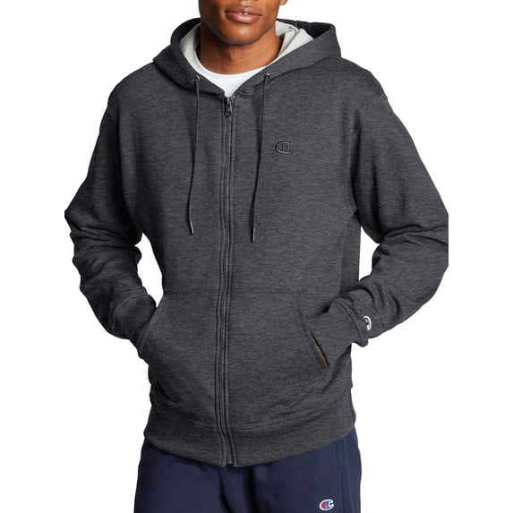 Champion Men's and Big Men's Powerblend Zip-Up Hoodie, Sizes up to 2XL
