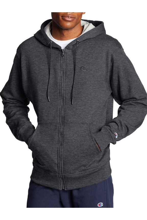 Men's and Big Men's Powerblend Zip-Up Hoodie, Sizes up to 2XL