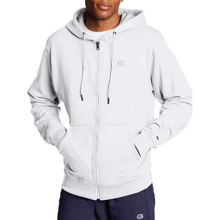 Champion Men's and Big Men's Powerblend Zip-Up Hoodie, Sizes Champion Men's and Big Men's Powerblend Zip-Up Hoodie, Sizes