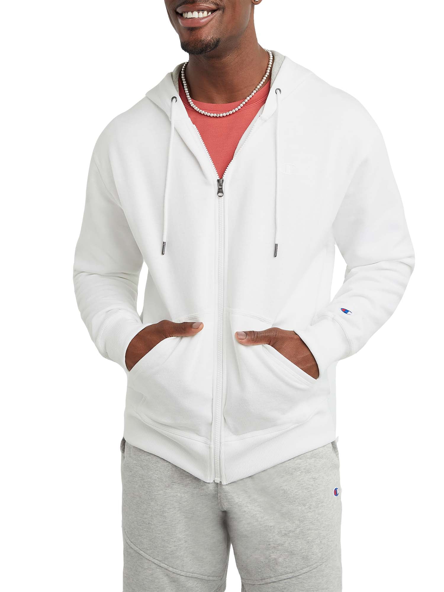Champion Men's and Big Men's Powerblend Zip-Up Hoodie, Sizes up to 2XL