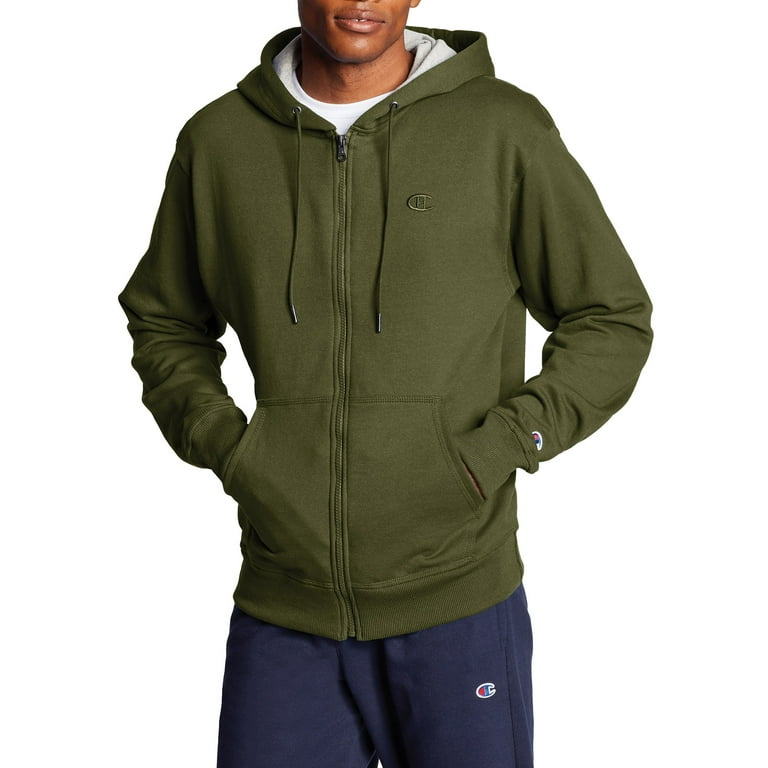 Champion Men s and Big Men s Powerblend Zip Up Hoodie Sizes up to 2XL Walmart
