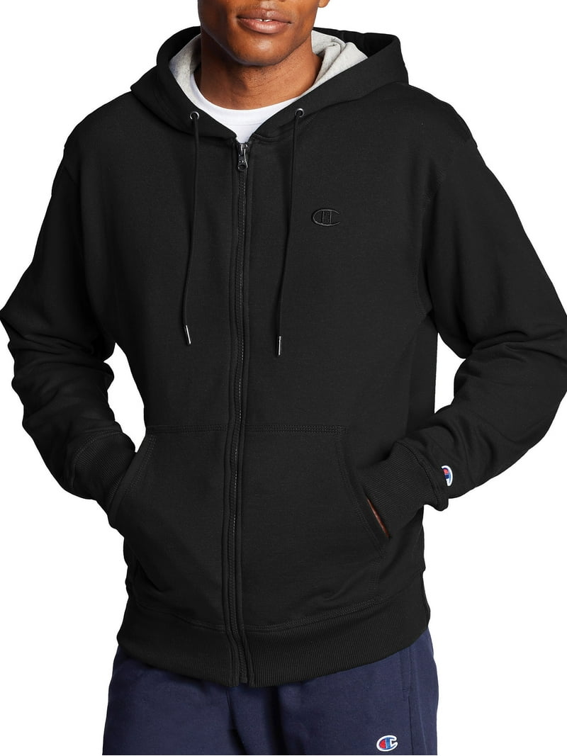 Champion Men's and Big Men's Powerblend Zip-Up Hoodie, Sizes up to
