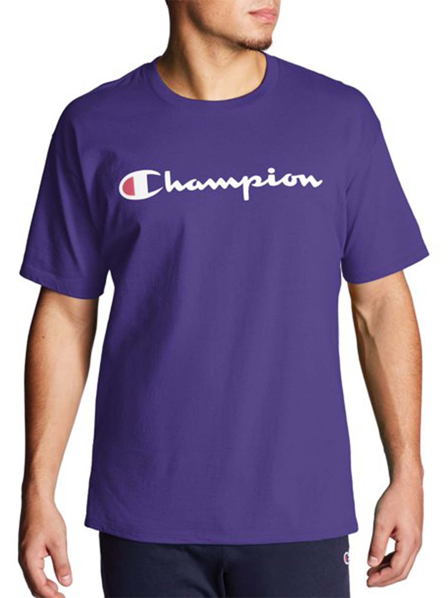 Men's Purple Graphic & Logo Tees