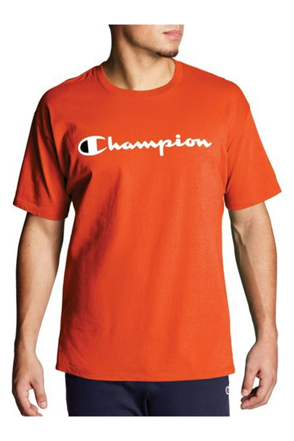 Men's and Big Men's Script Logo Classic Jersey Graphic Tee Shirt, Sizes S-2XL