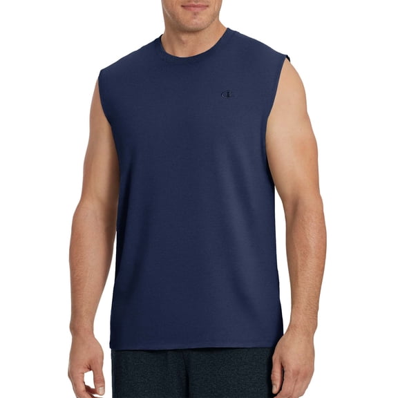 Champion Men's and Big Men's Solid Jersey Muscle Tee Shirt, Sizes S-2XL